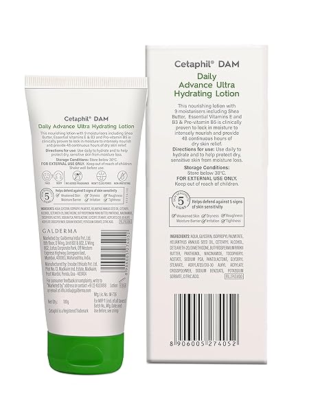Cetaphil Dam Daily Ultra Hydrating Lotion 2