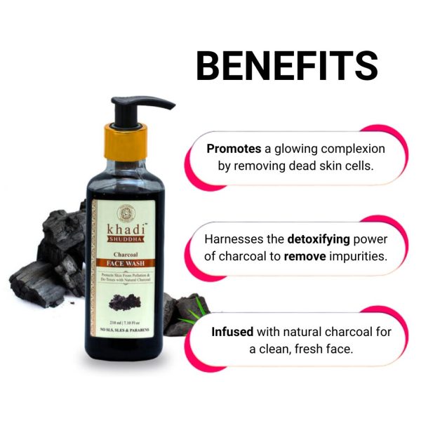 Khadi Shuddha Charcoal Face Wash 2