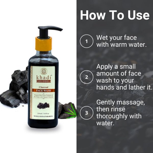 Khadi Shuddha Charcoal Face Wash 3