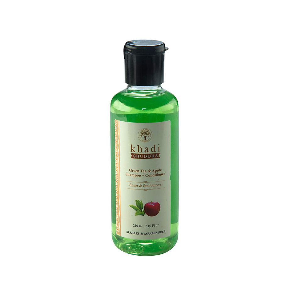 Khadi Shuddha Green Tea & Apple Shampoo + Conditioner