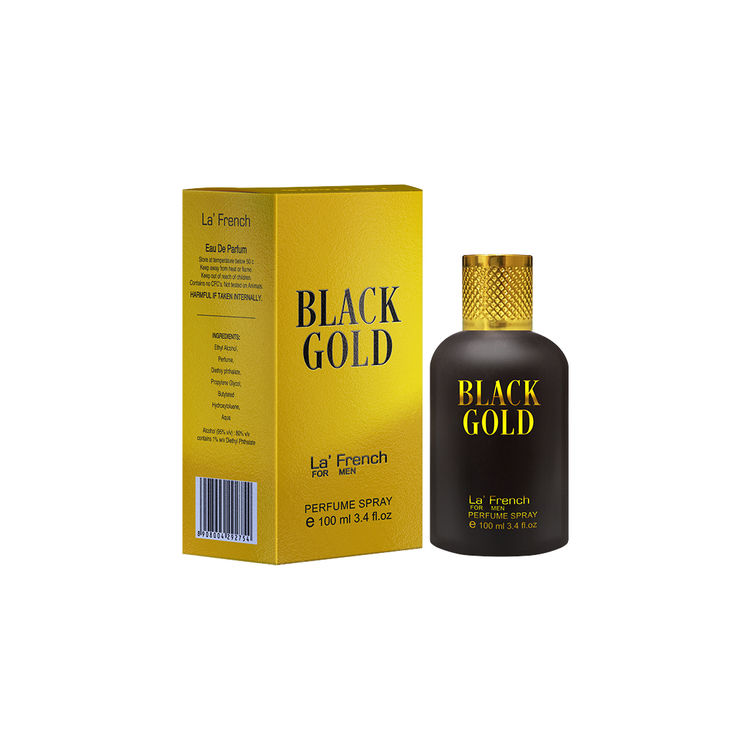 LA’FRENCH BLACK GOLD FOR MEN EDP 100ML