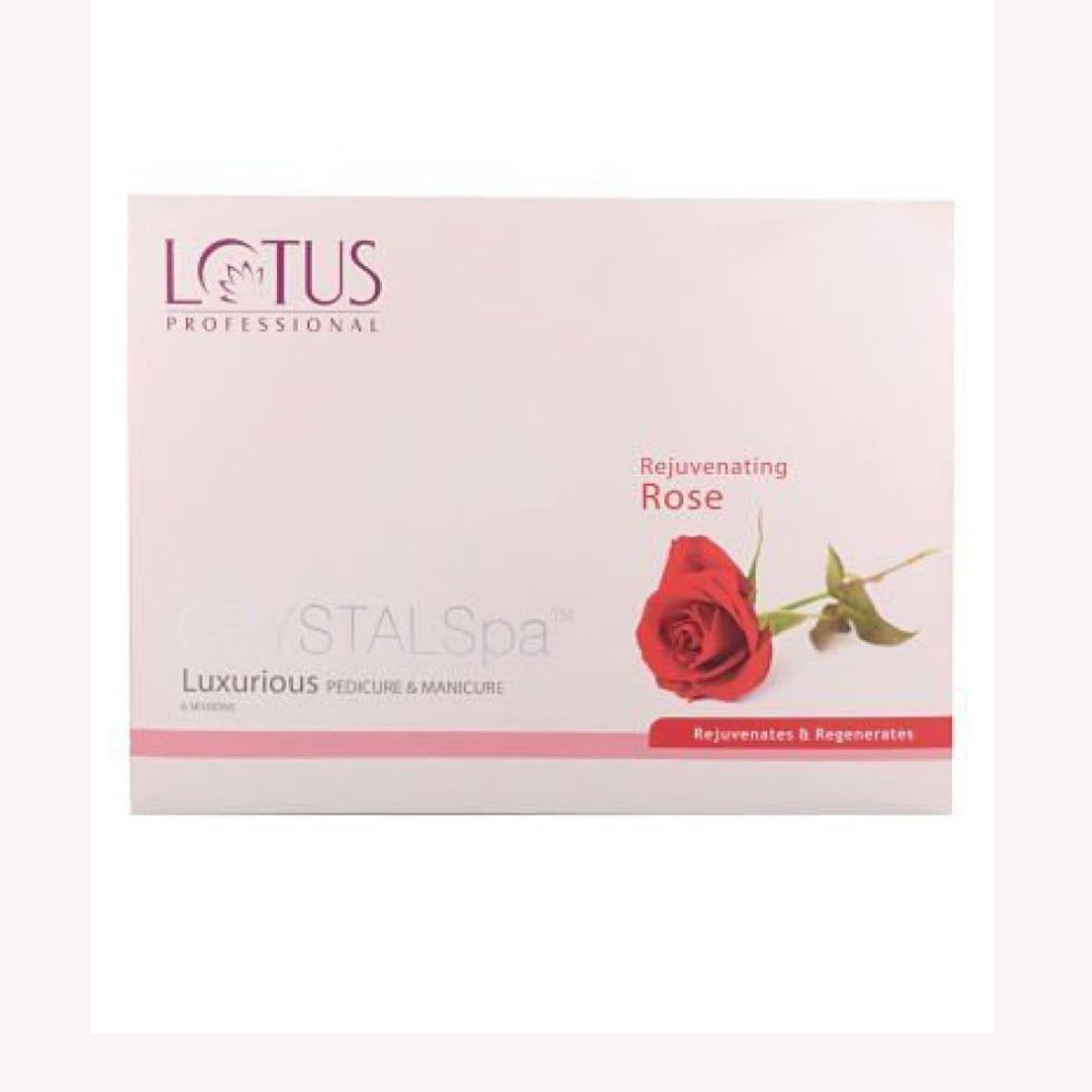 Lotus Crystalspa Rejuvenating Rose Mani-pedicure Kit