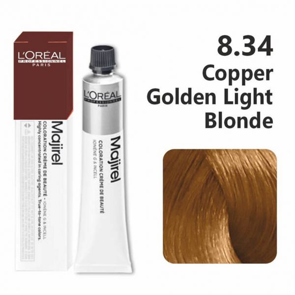 L’Oréal Majirel 8.34 Copper Golden Light Blonde