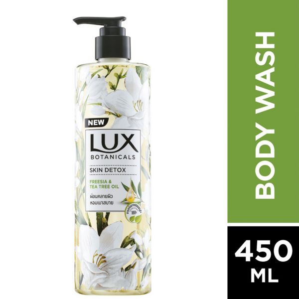 Lux Skin Detox Freesia & Tea Tree Oil Body Wash 3