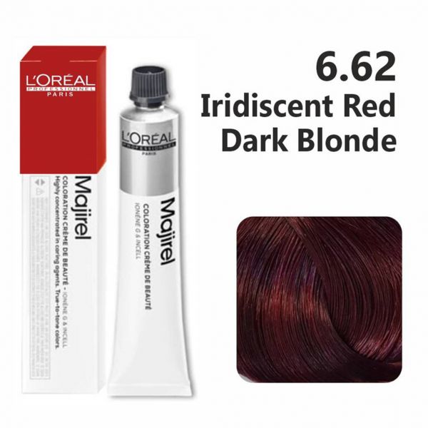 L’Oréal Professionnel Paris Majirel 6.62 Dark Blonde Iridescent Red