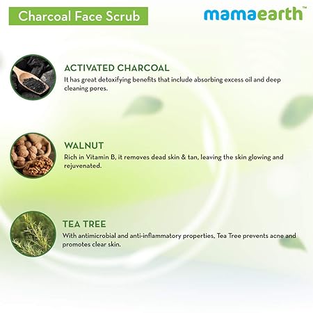 Mamaearth Charcoal Face Scrub 4