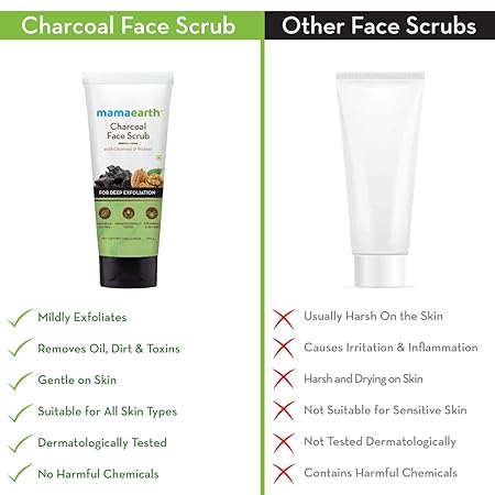 Mamaearth Charcoal Face Scrub 5