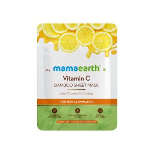 Mamaearth Vitamin C Bamboo Sheet Mask