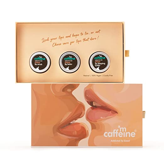 Mcaffeine Choco Kissed Lip Gift Kit