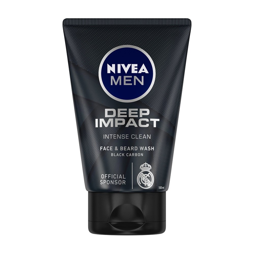 Nivea Deep Impact Intense Clean Men Face & Beard Wash