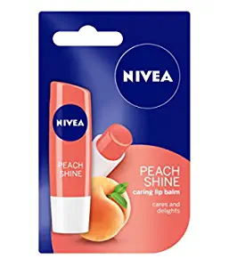 Nivea Peach Shine Lip Balm
