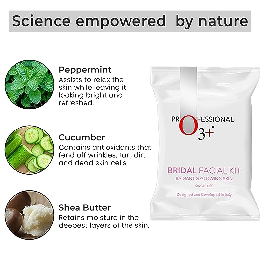 O3+ Bridal Radiant & Glowing Skin Facial Kit 2