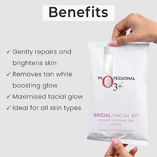 O3+ Bridal Radiant & Glowing Skin Facial Kit 3