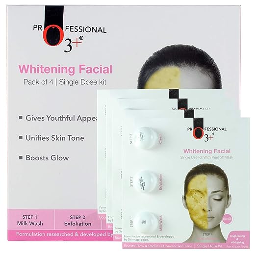 O3+ Whitening Facial Pack Of 4 Single Dose Kit 7