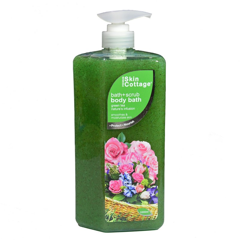 SKIN COTTAGE Green Tea Natures Infusion Body Bath Scrub