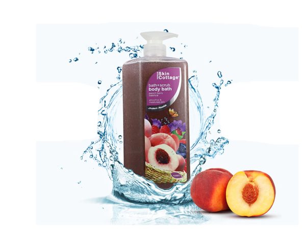 Skin Cottage Peach Berry Essence Body Bath + Scrub
