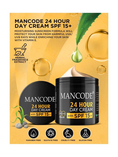 Mancode 24Hrs Day Cream Spf15 3