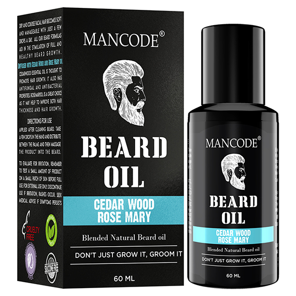 Mancode Cedar Wood & Rose Mary Beard Oil