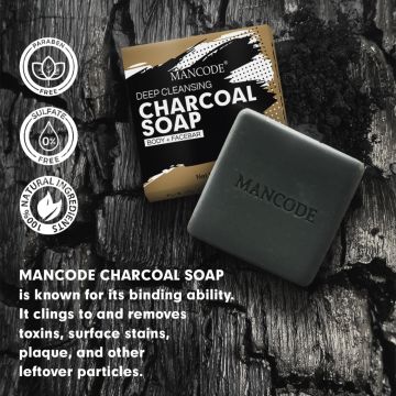 Mancode Charcoal Saop Body + Face 3