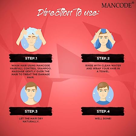Mancode Hairfall Control Shampoo For Men 3