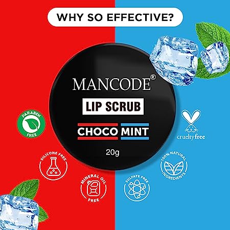 Mancode Lip Scrub Choco Mint 2