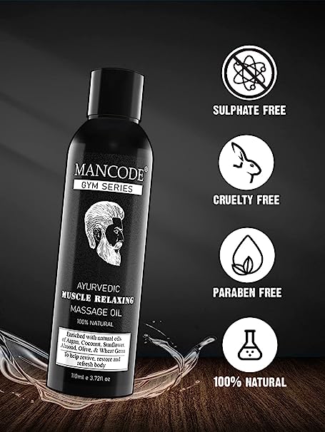 Mancode Muscle Relaxing Massage Oil 3