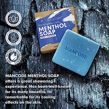 Mancode Refreshing Cool Menthol Soap 3