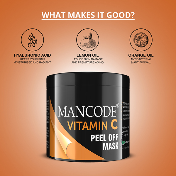 Mancode Vitamin C Peel Off Mask 3