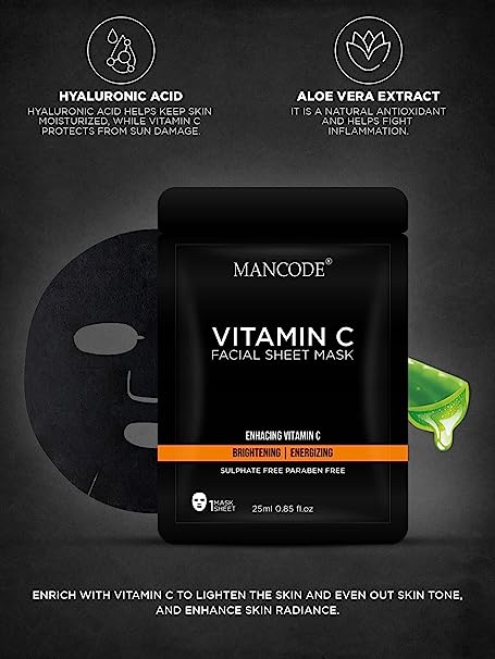 Mancode Vitamin C Sheet Mask 3