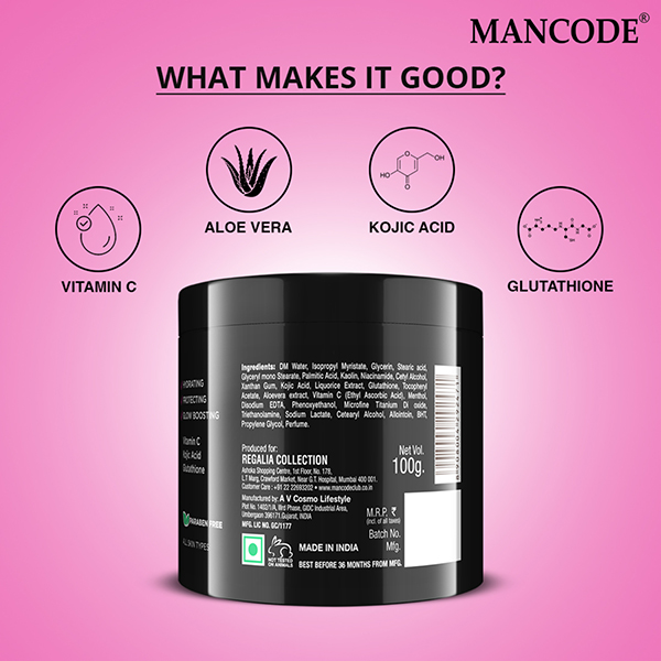 Mancode Whitening Cream 2