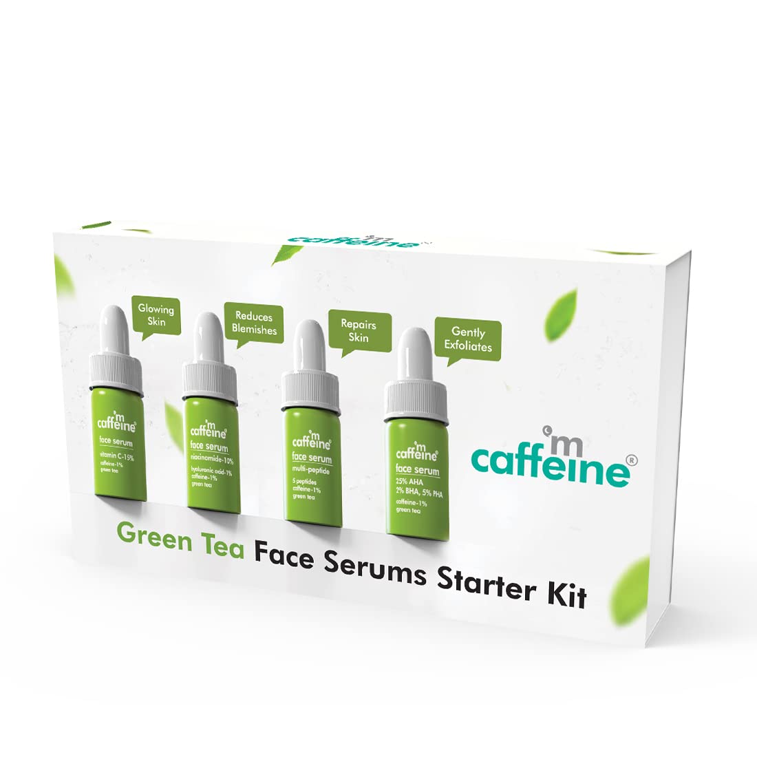 Mcaffeine Green Tea Face Serums Kit 3