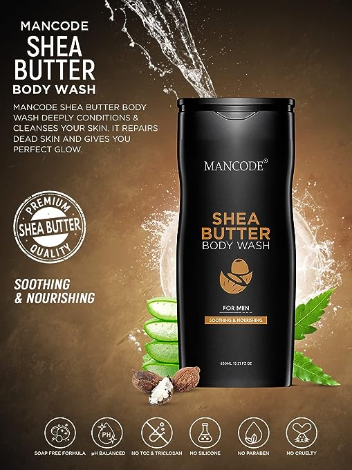 Mancode Shea Butter Body Wash 3