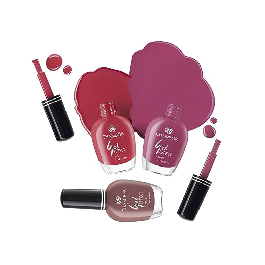 Chambor Gel Effect Nail Lacquer Combo Pack #0313 2