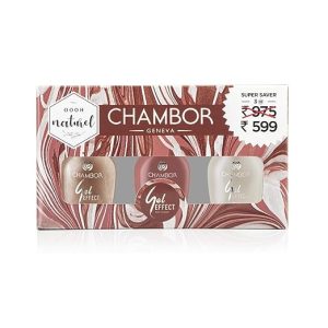 Chambor Gel Effect Nail Lacquer Combo Pack #0314
