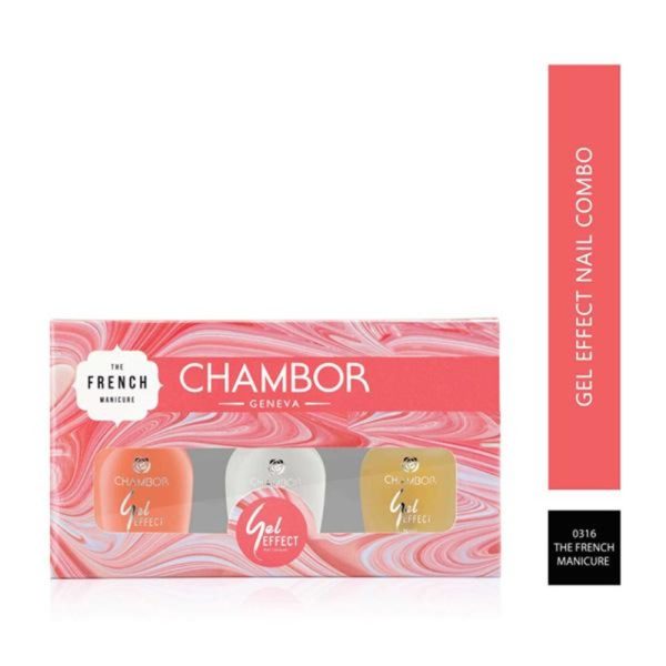 Chambor Gel Effect Nail Lacquer Combo Pack #0316