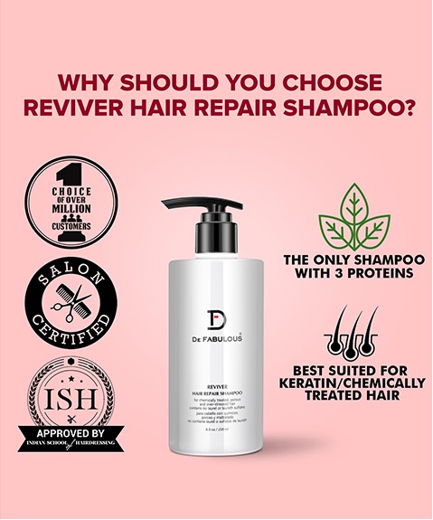 De Fabulous Reviver Hair Repair Shampoo 5
