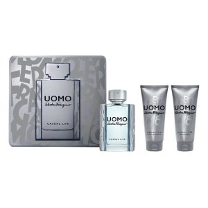 Ferragamo Uomo Casual Life Men Set (Ss100Ml+Edt100Ml+Edt10Ml)