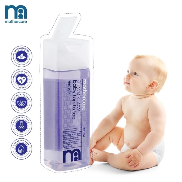 MOTHER CARE BABY TIP TO TOE WASH 300ML 5