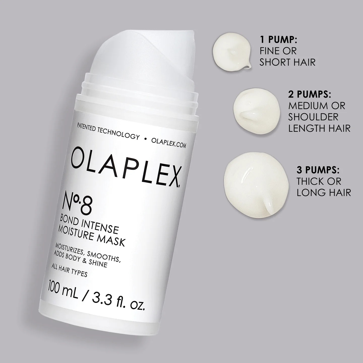 OLAPLEX BOND INTENSE MOISTURE MASK NO 8 100ML 3