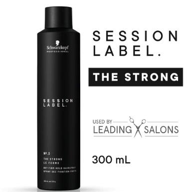 Schwarzkopf Session Label No.3 Strong Hold Hair Spray 3