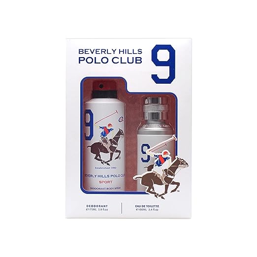 Beverly Hills Polo Club Sport No 9 Gift Set EDT 4