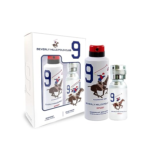 Beverly Hills Polo Club Sport No 9 Gift Set EDT