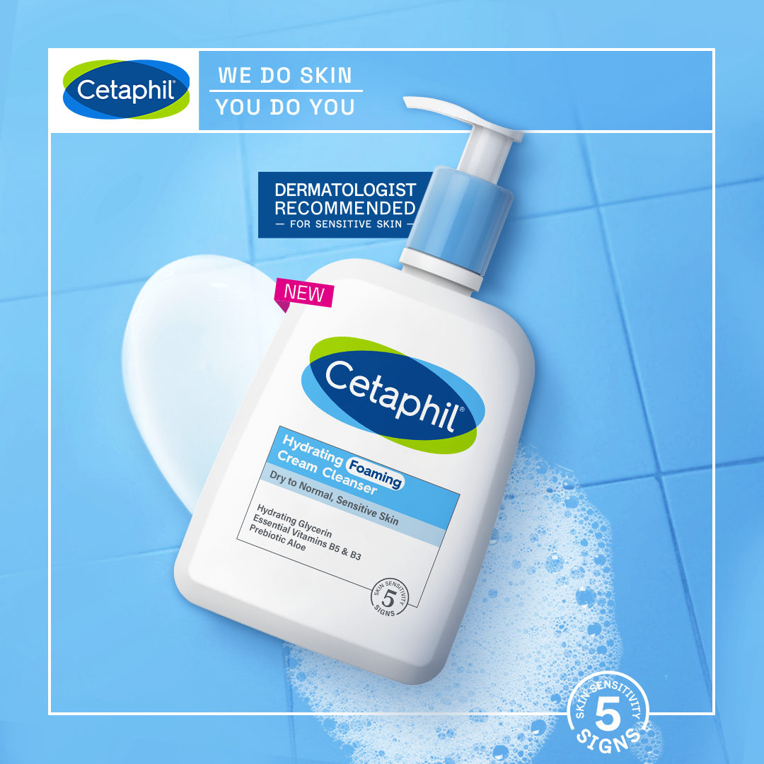 Cetaphil Hydrating Foaming Cream Cleanser 2