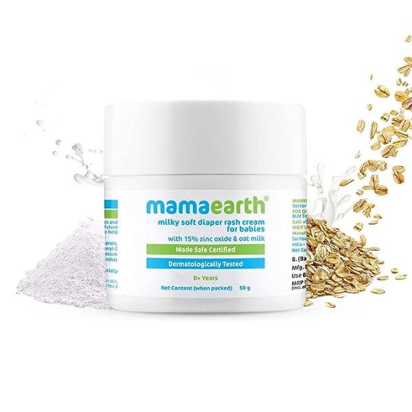 Mamaearth Milky Soft Diaper Rash Cream For Babies 7
