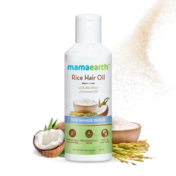 Mamaearth Rice Hair Oil