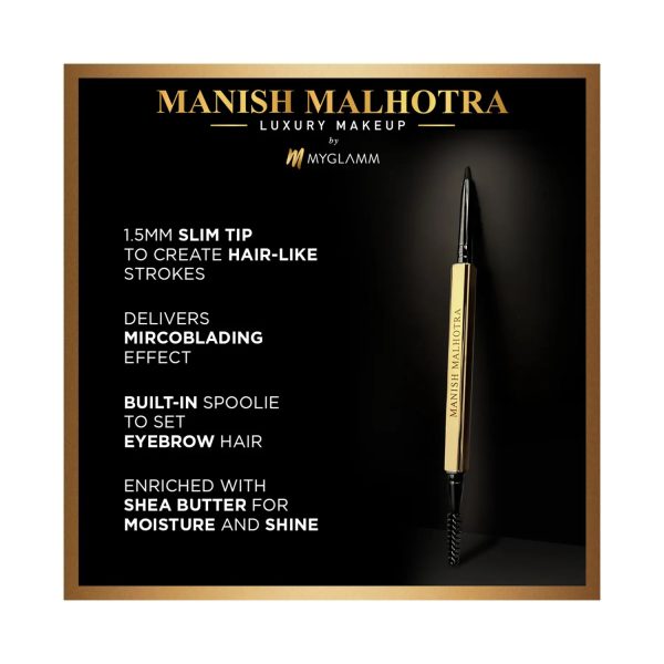 My Glamm Manish Malhotra Precision Eyebrow Definer Wood Mystique 3