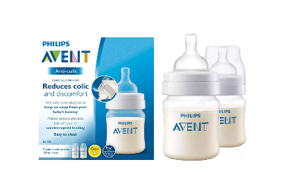Philips Avent Anti-Colic Baby Bottle 0m+ Pack Of 2 (SCF810/20)