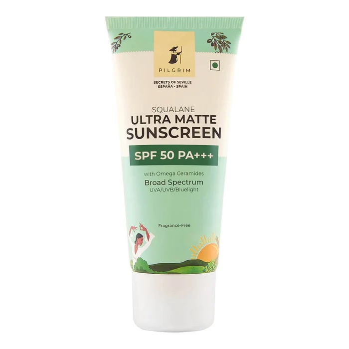 Pilgrim Squalane Ultra Matte Sunscreen Spf50 PA+++