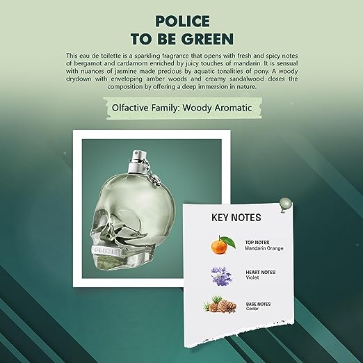 Police To Be Green Edt 2