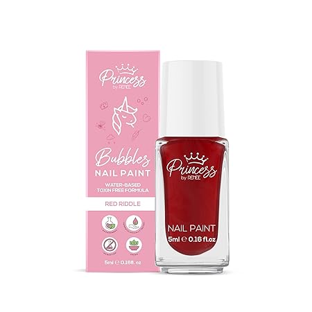 Renee Princess Bubbles Nail Paint (Red Riddle)
